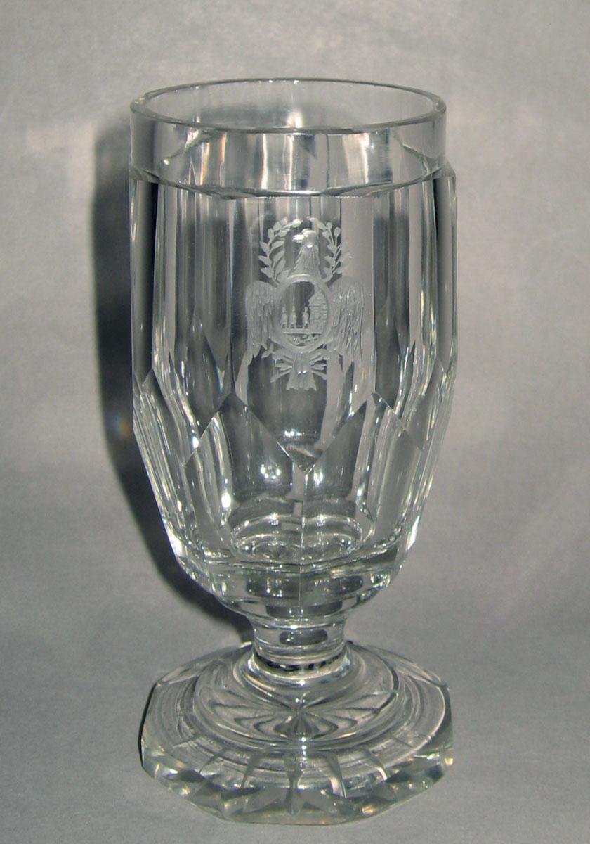 1961.0630.005 Colorless glass ale glass