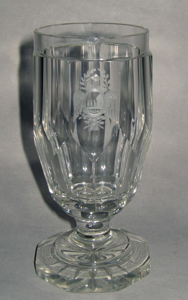 1961.0630.010 Colorless glass ale glass