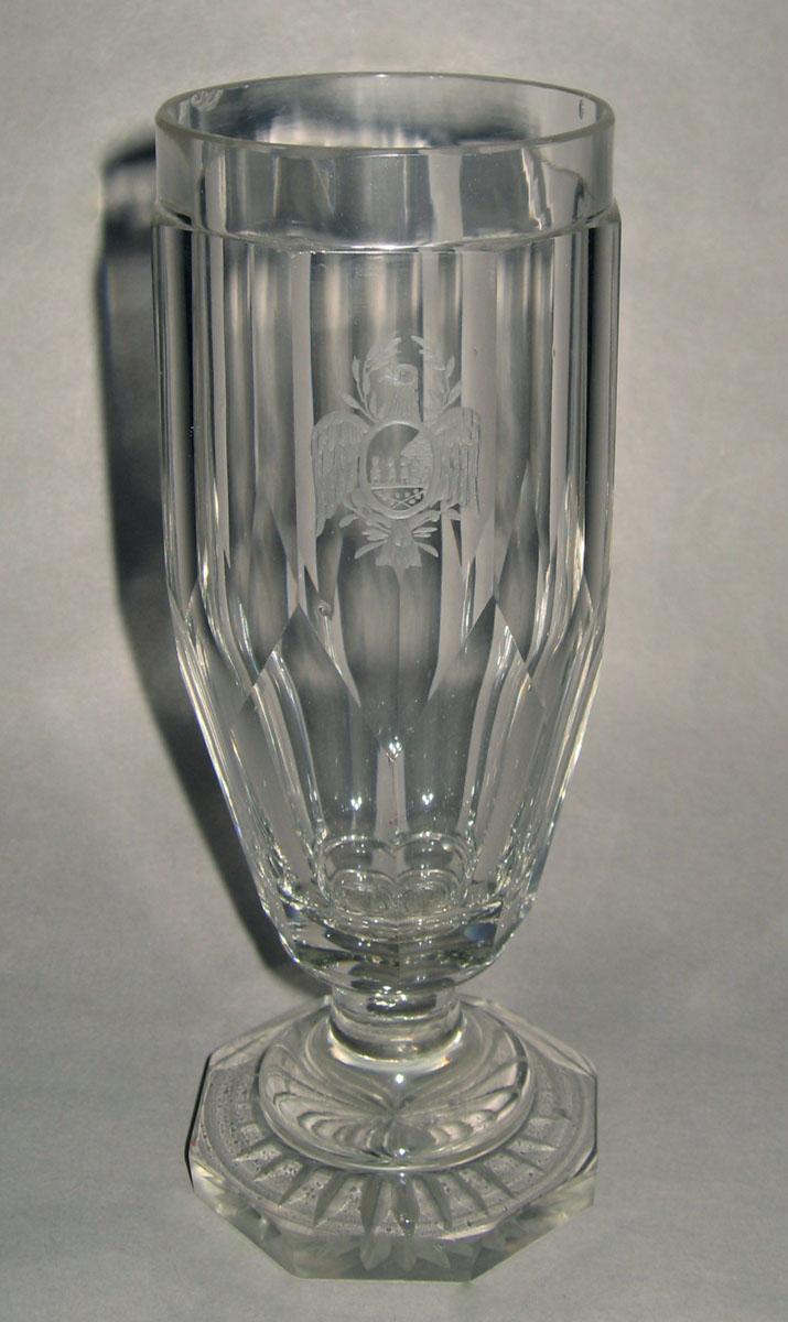 1961.0630.015 Colorless glass wineglass