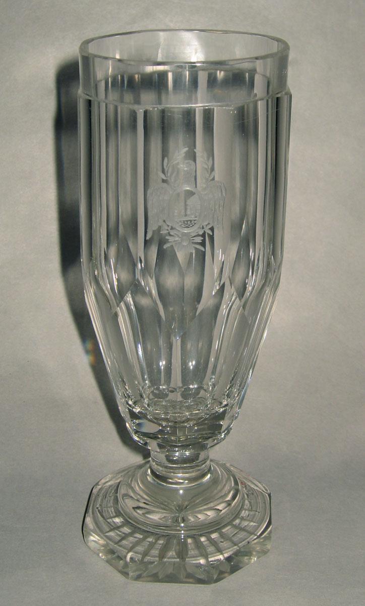 1961.0630.017 Colorless glass wineglass