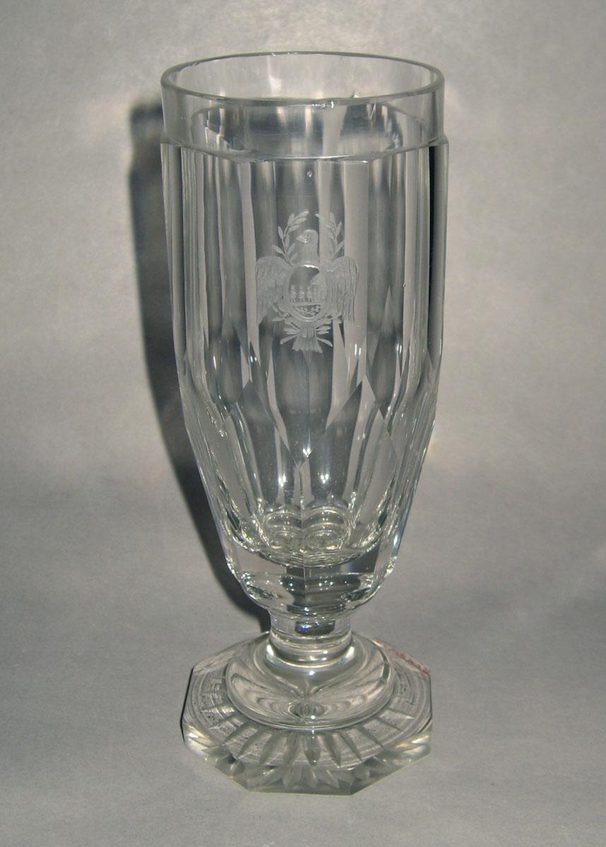1961.0630.019 Colorless glass wineglass