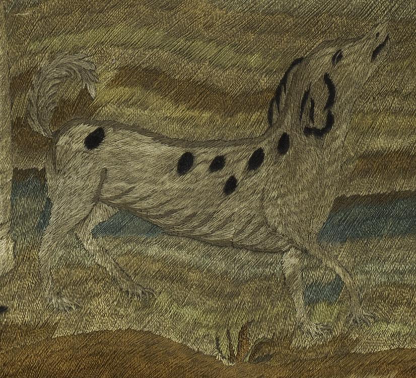 1955.0032.003 A Needlework Picture, Detail 4