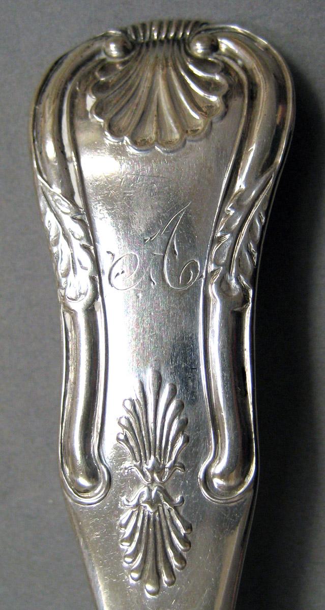 1961.0632.002 Silver Spoon engraving