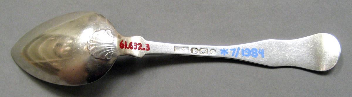 1961.0632.003 Silver Spoon underside