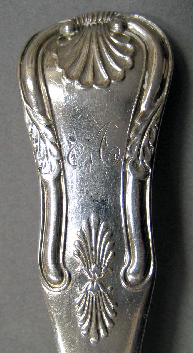 1961.0632.003 Silver Spoon engraving
