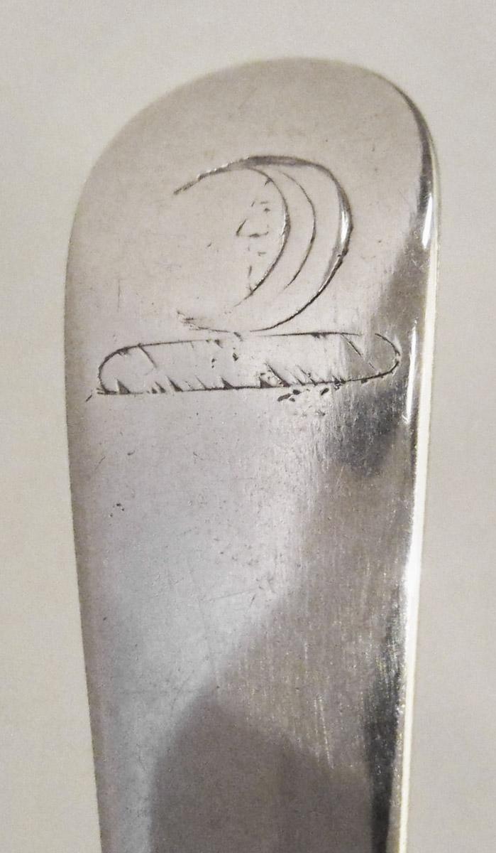 1961.0634.002 Spoon, engraving