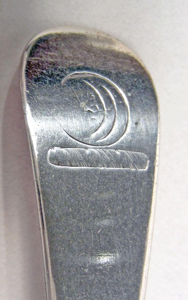 1961.0635.011 Silver Spoon engraved decoration