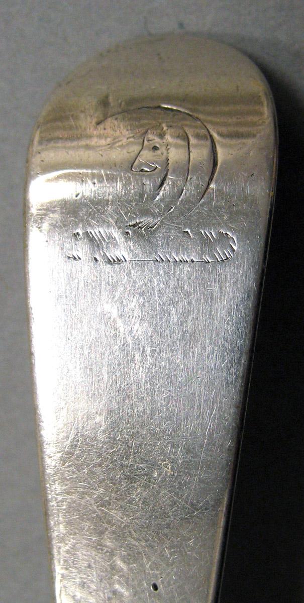 1961.0637.001 Silver Spoon engraving