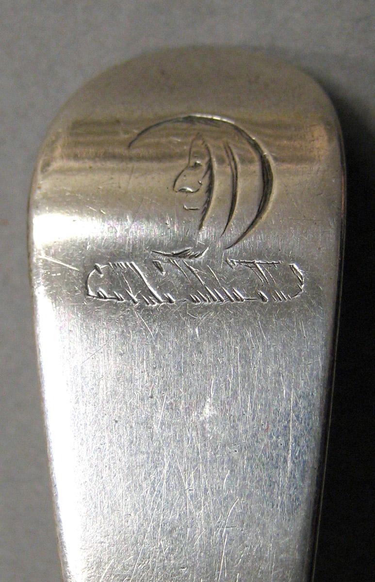1961.0637.004 Silver Spoon engraving