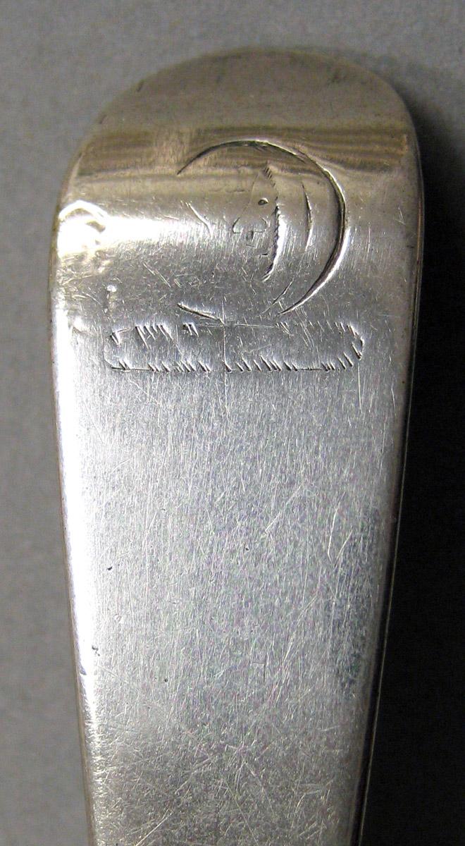 1961.0637.005 Silver Spoon engraving