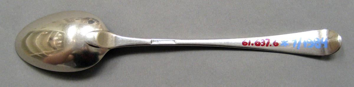 1961.0637.006 Silver Spoon underside