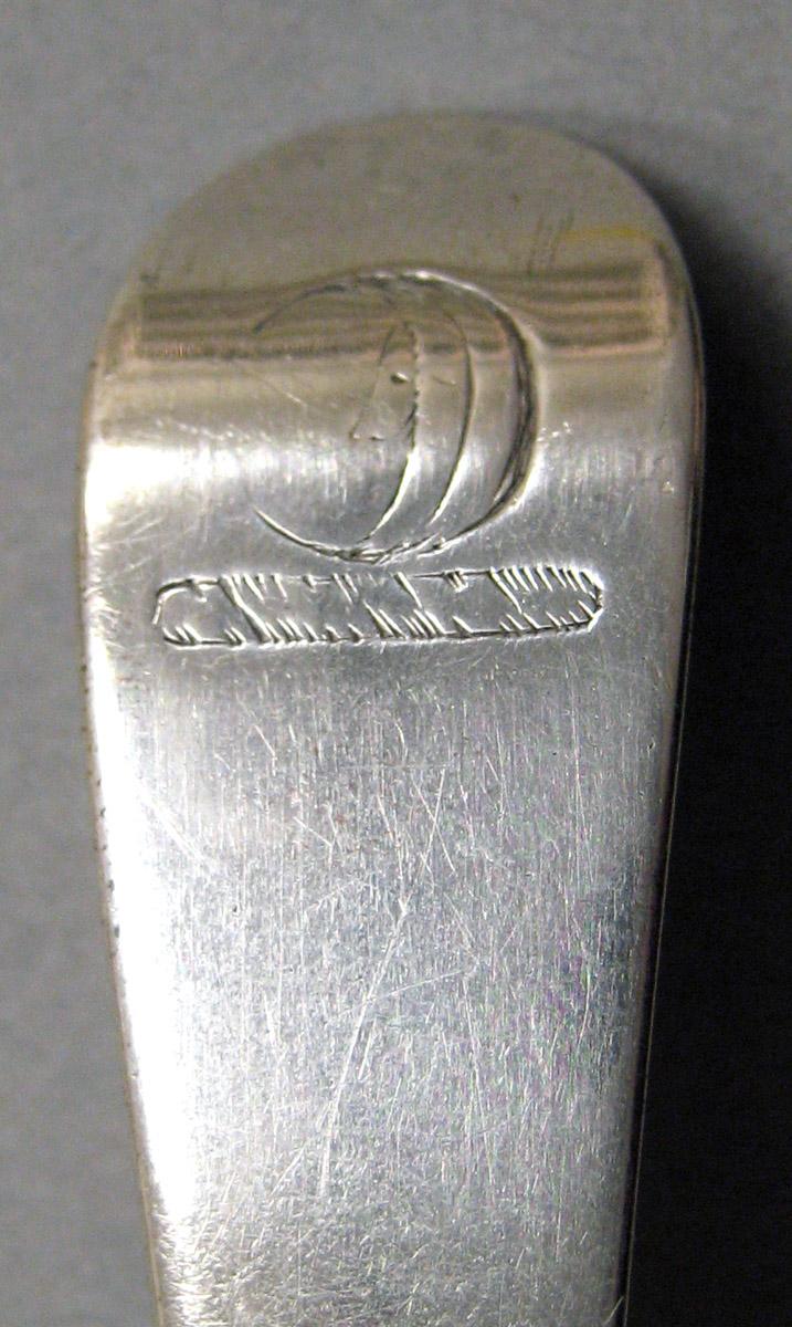 1961.0637.006 Silver Spoon engraving
