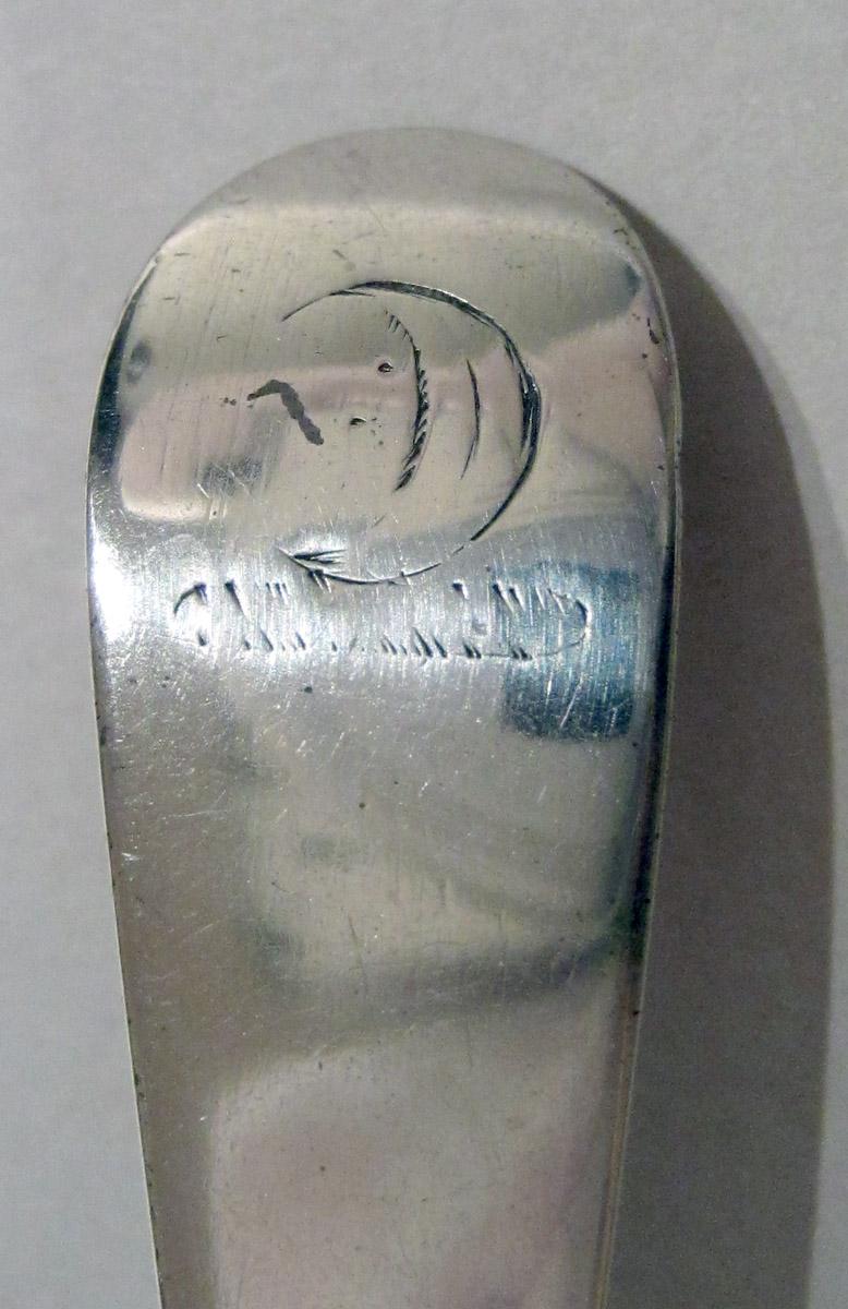 1961.0637.007 Silver Spoon engraved decoration