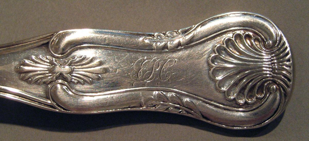 1961.0638.003 Silver Fork engraving