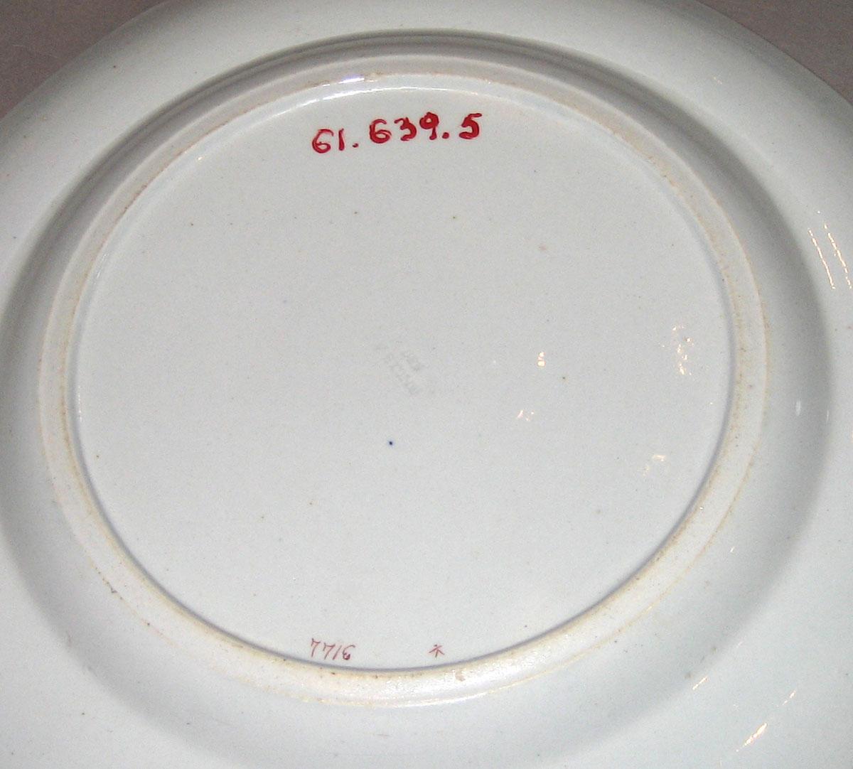 1961.0639.005 Plate (underside)