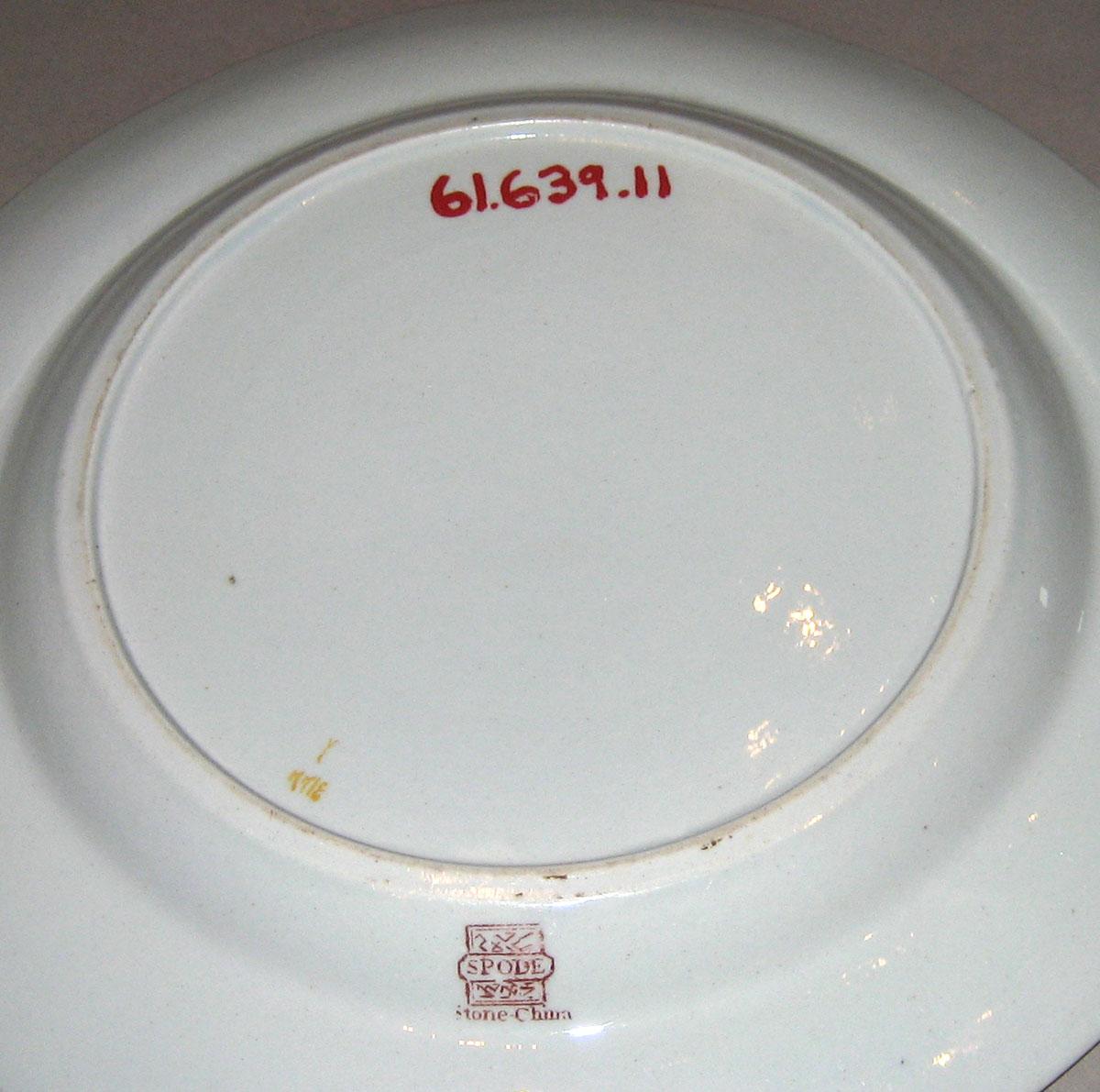 1961.0639.011 Plate (mark)