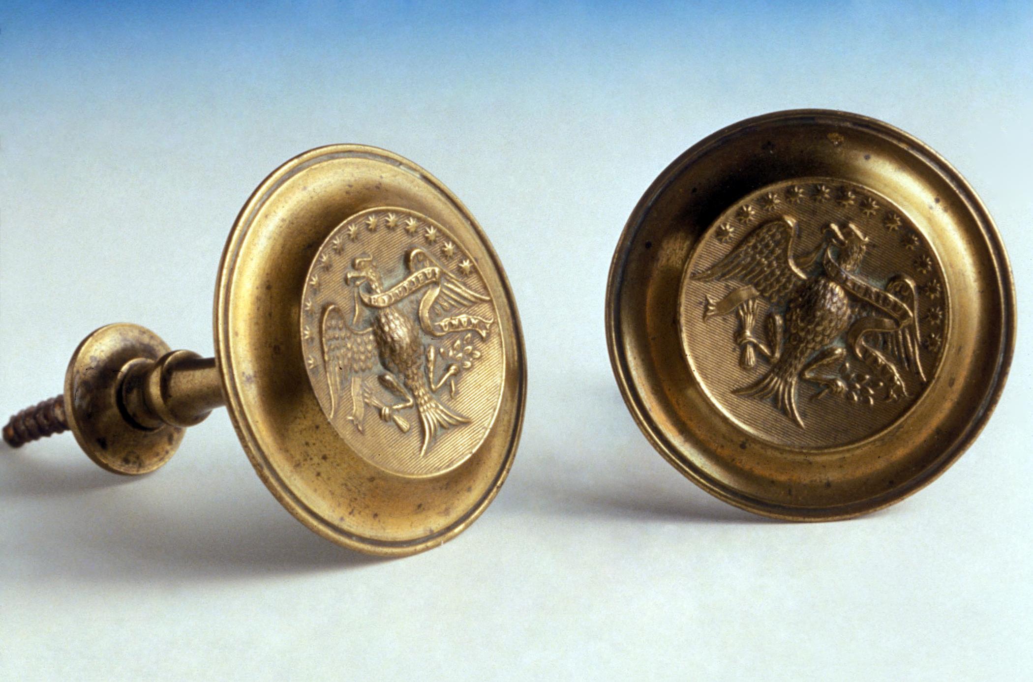 1961.0642.001, .002 Cloak Pins