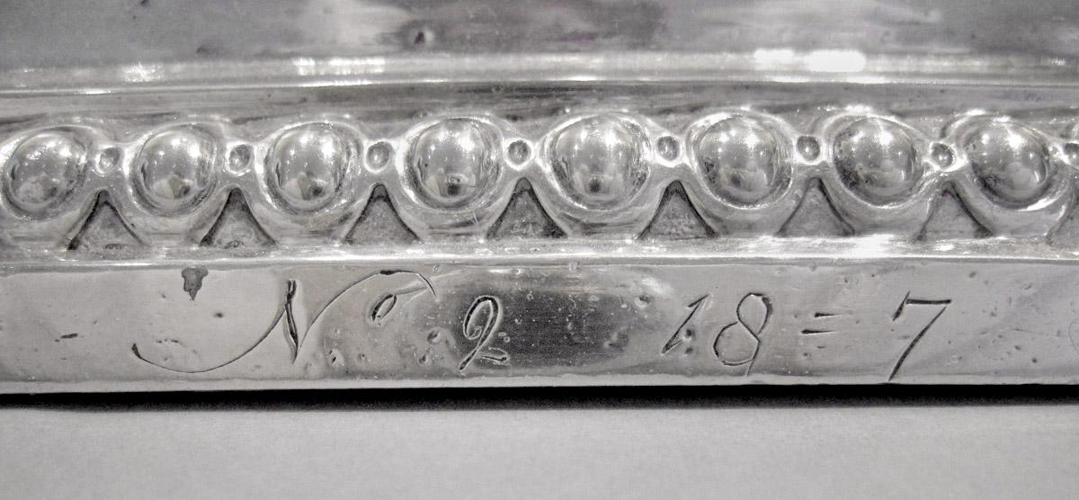1961.0649.002 A Candlestick, inscription 1