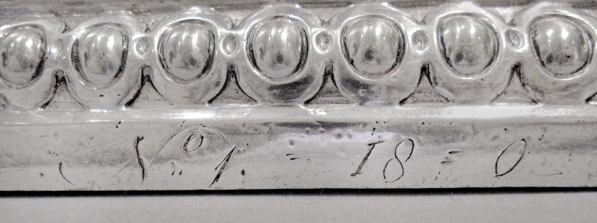 1961.0649.003 A Candlestick, inscription 1