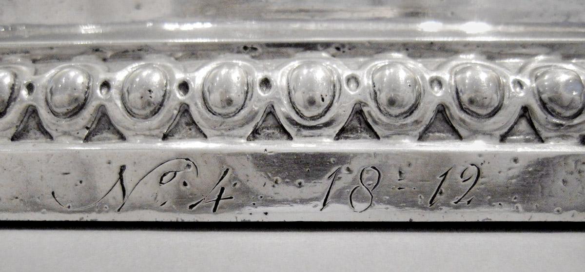 1961.0649.006 A Candlestick, inscription 1