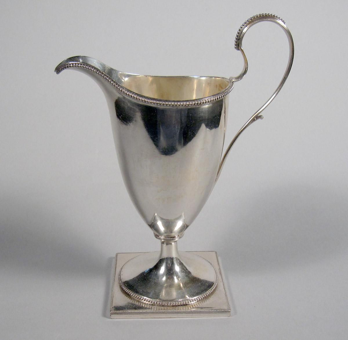 1961.0650 Silver Cream pot side 1