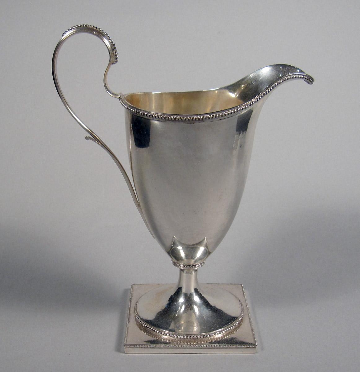 1961.0650 Silver Cream pot side 2
