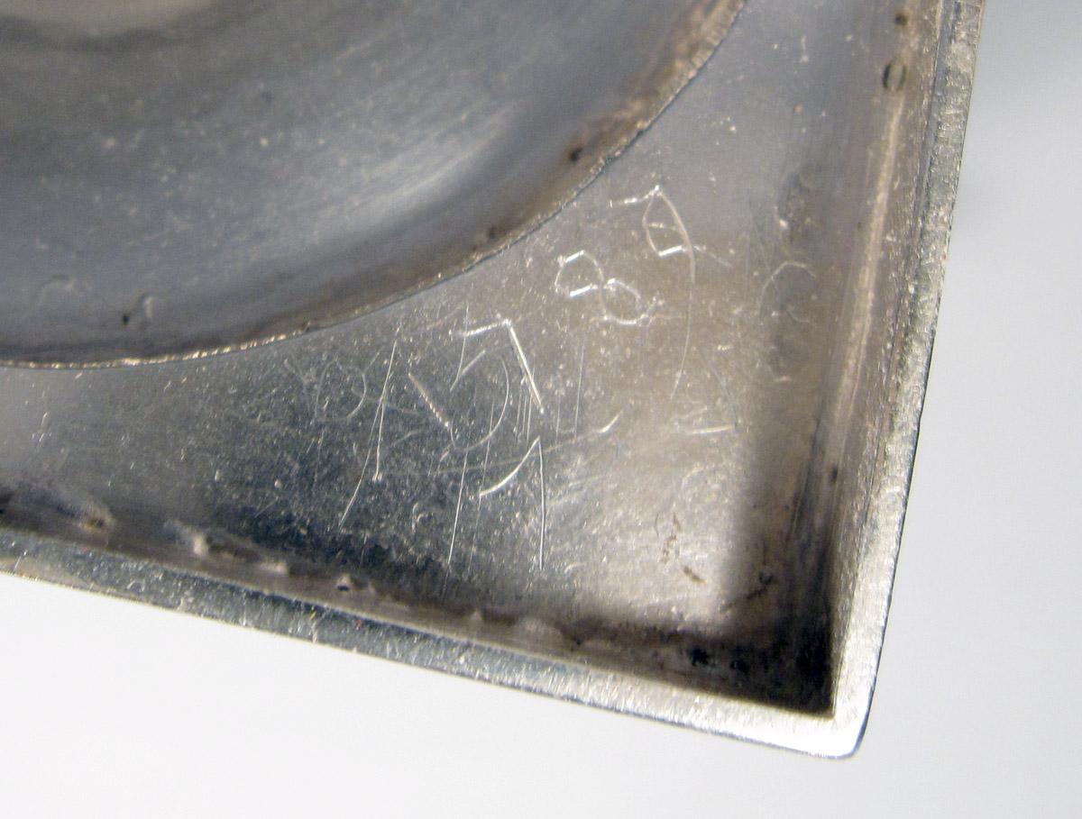 1961.0650 Silver Cream pot inscription 2