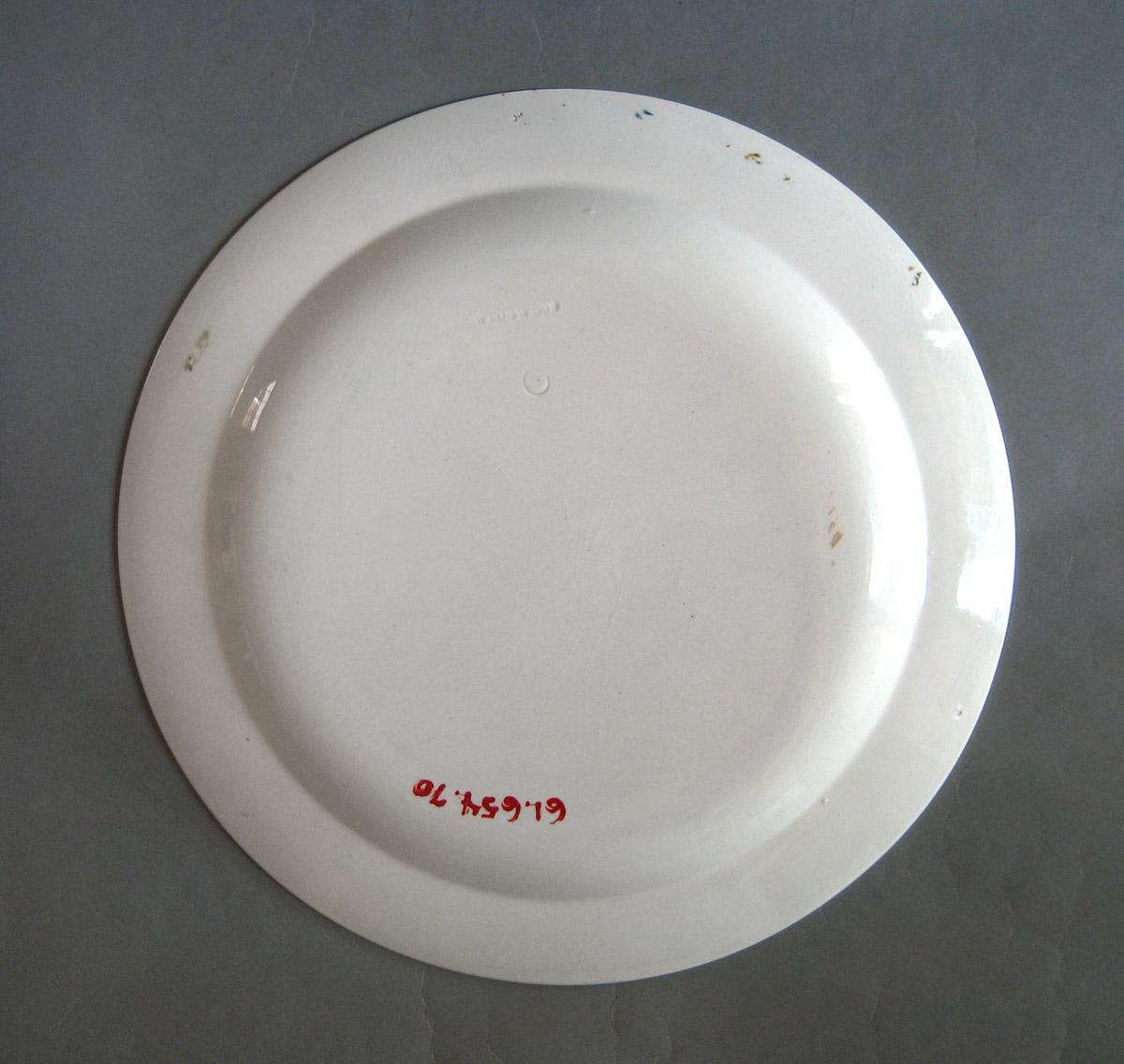 1961.0654.070 Plate, view 2