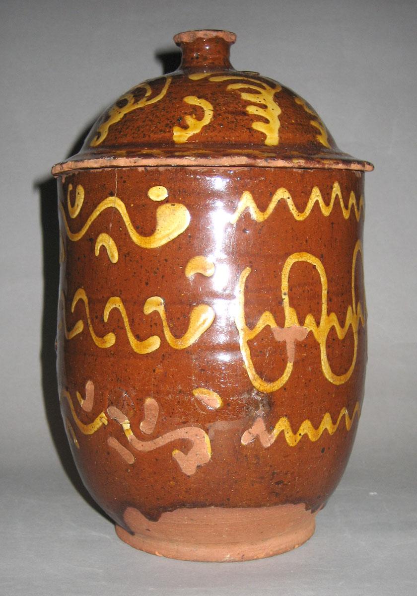 1952.0056 A, B Jar and cover, back