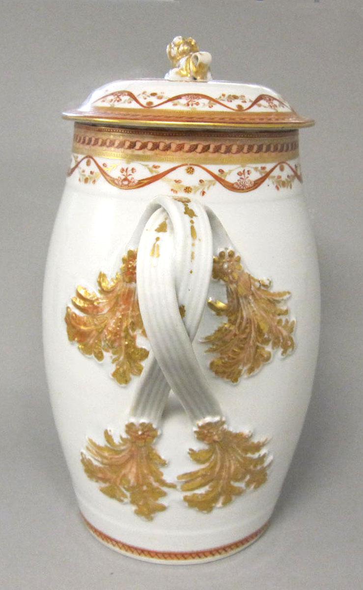 1961.0663.001 A,B Porcelain jug handle
