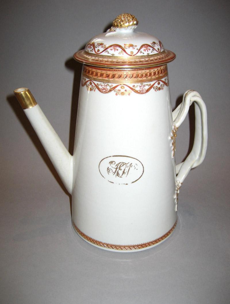 1961.0663.002 A, B Porcelain Coffee Pot