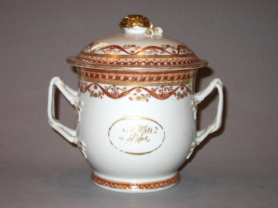 1961.0663.005 A, B Porcelain Sugar Bowl