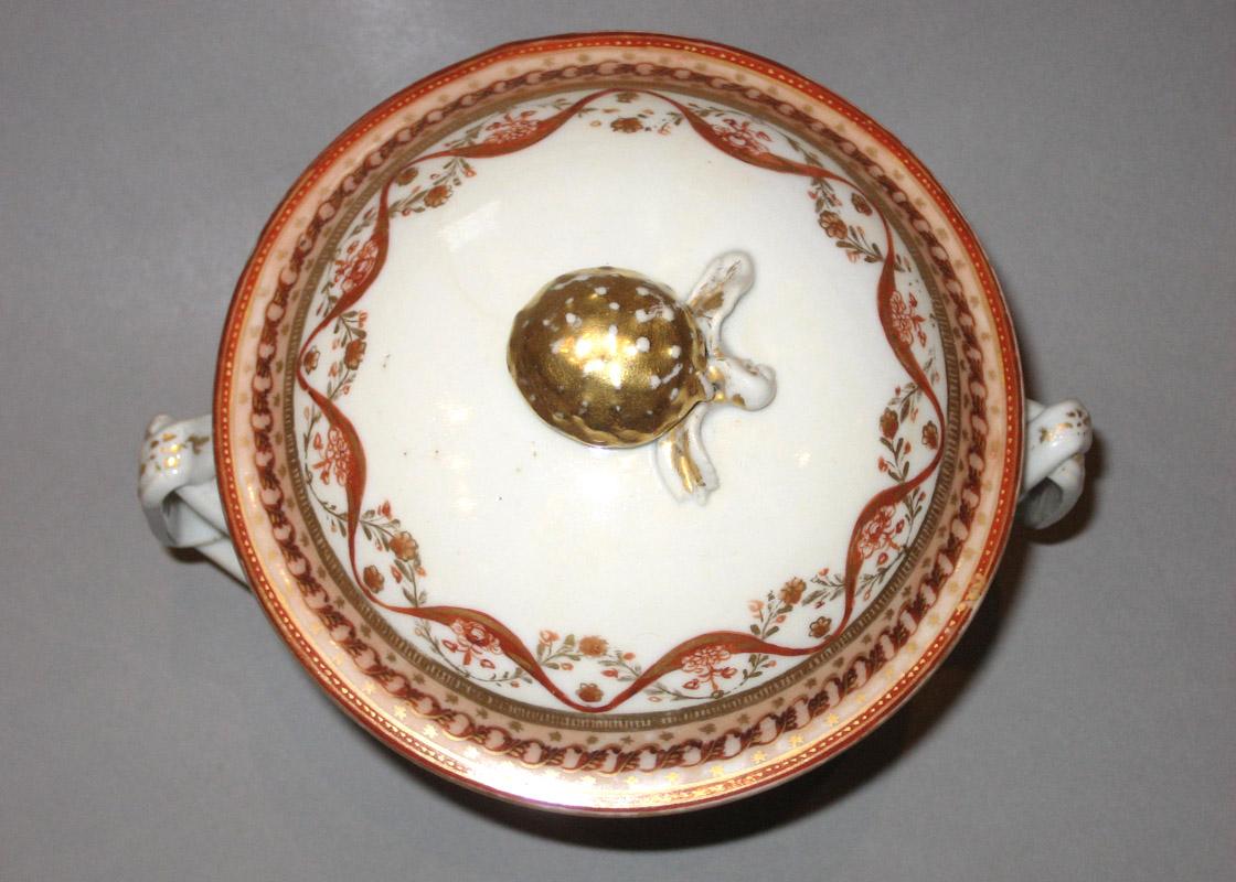 1961.0663.005 A, B Porcelain Sugar Bowl upper