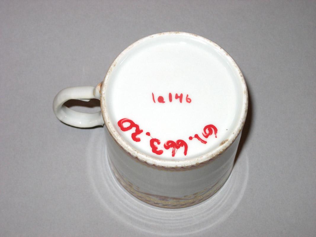 1961.0663.020 Porcelain Coffee Cup underside