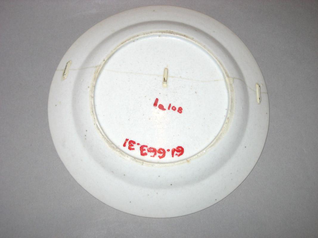 1961.0663.031 Porcelain Plate underside