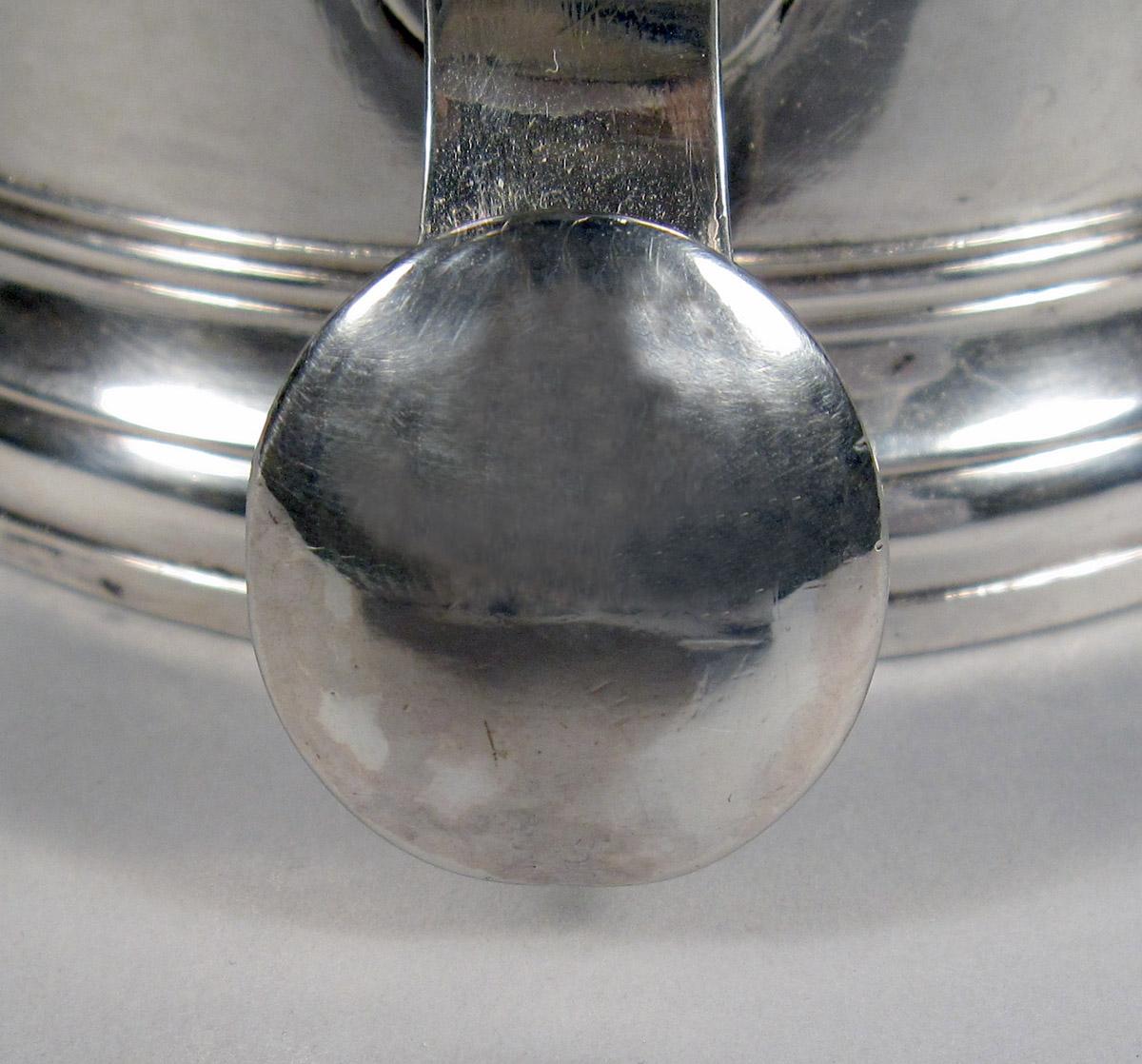1961.0668 Silver Tankard handle terminal