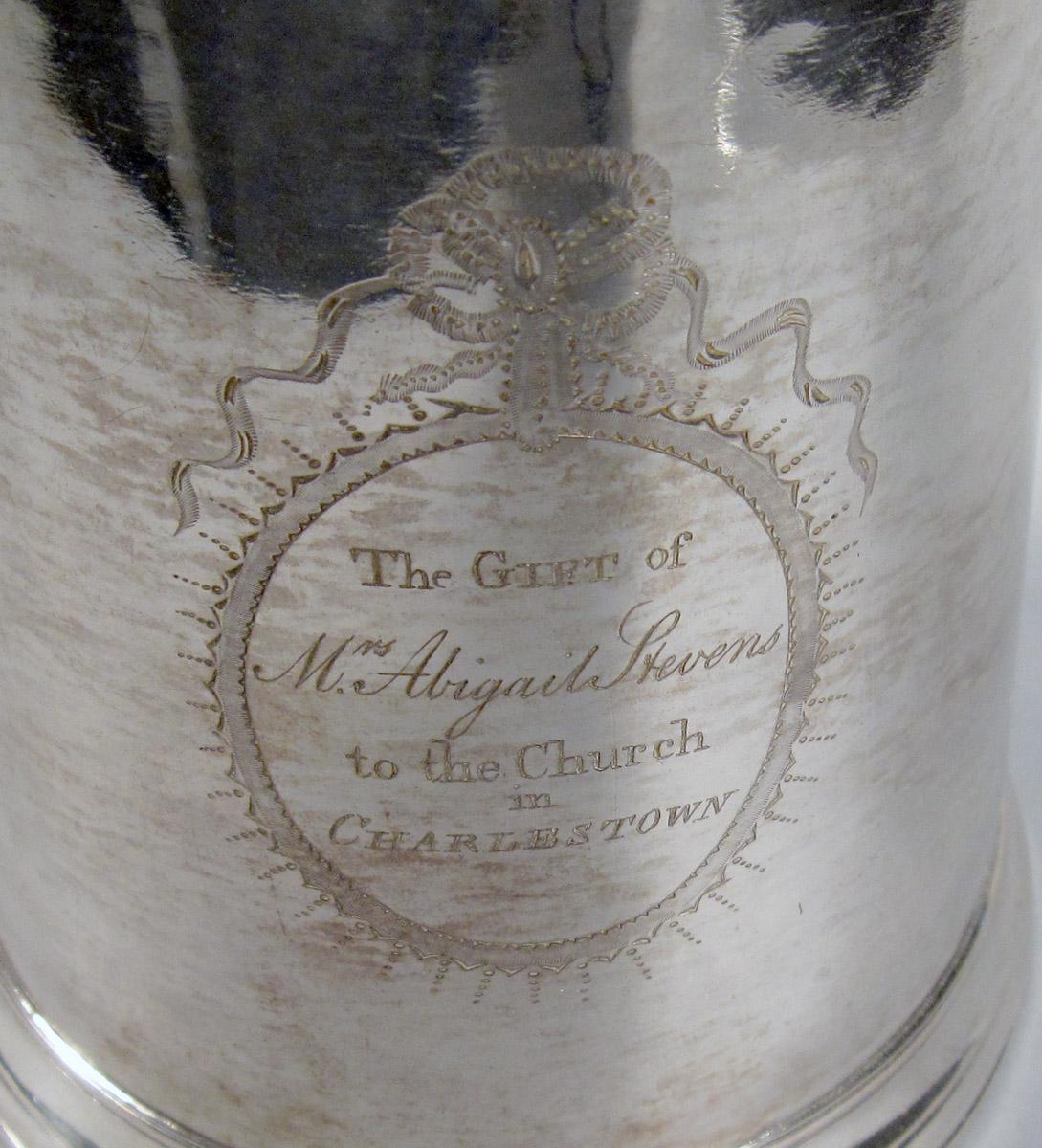1961.0668 Silver Tankard engraving 2