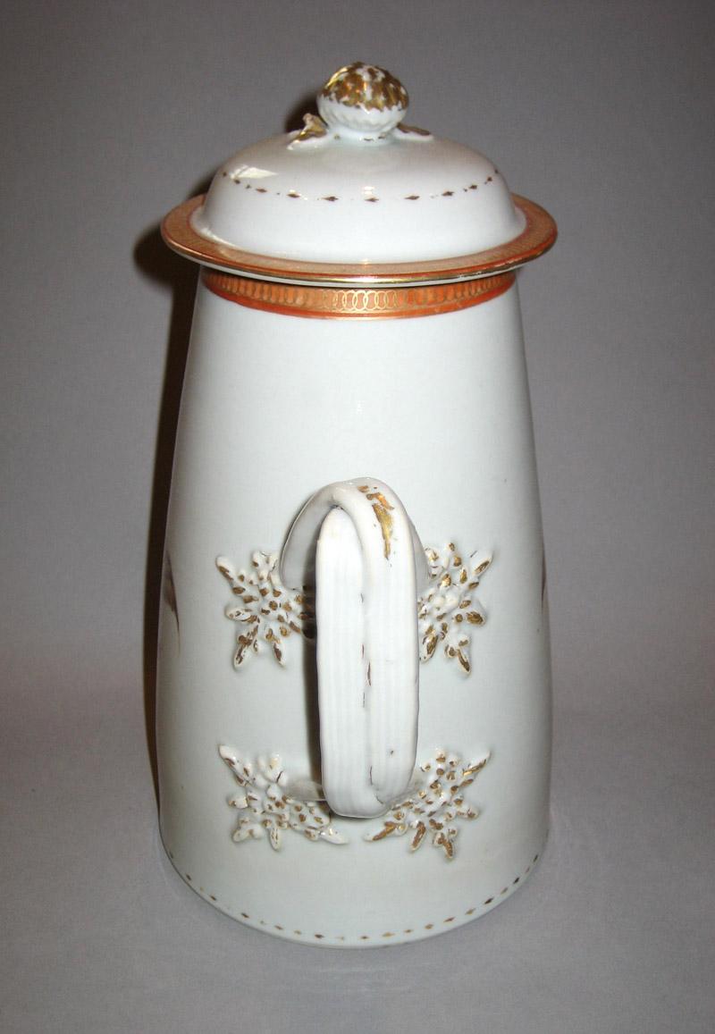 1961.0670.020 A, B Porcelain Coffee Pot handle