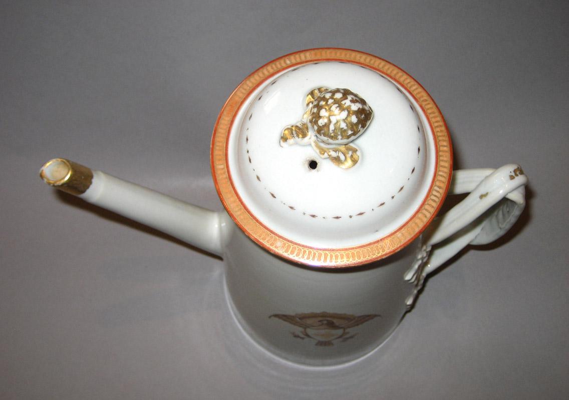 1961.0670.020 A, B Porcelain Coffee Pot upper