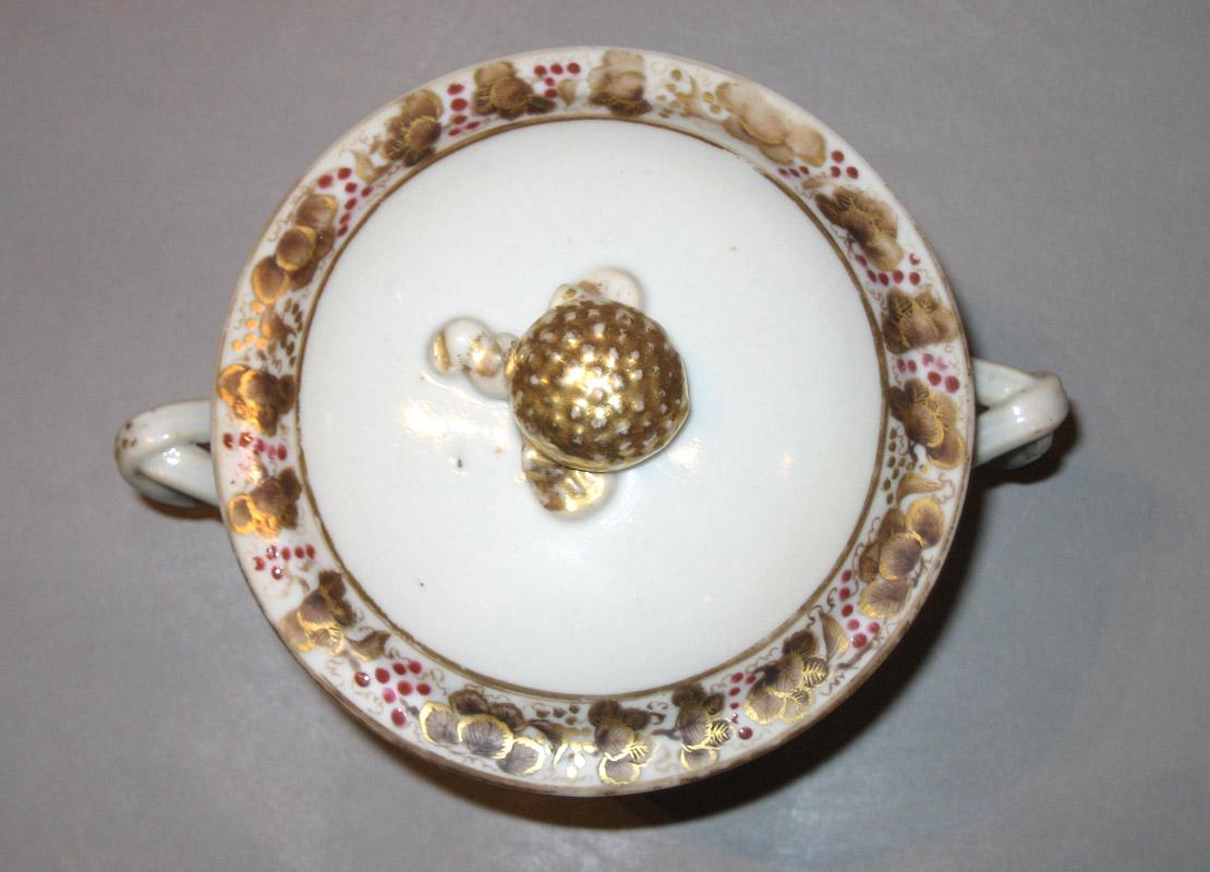 1961.0673.023 A, B Porcelain Sugar Bowl top