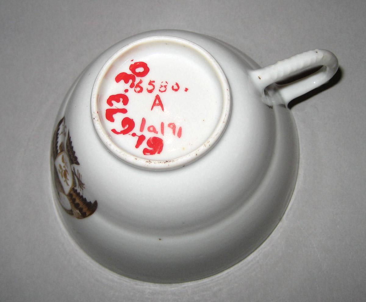 1961.0673.030 Porcelain Coffee Cup underside