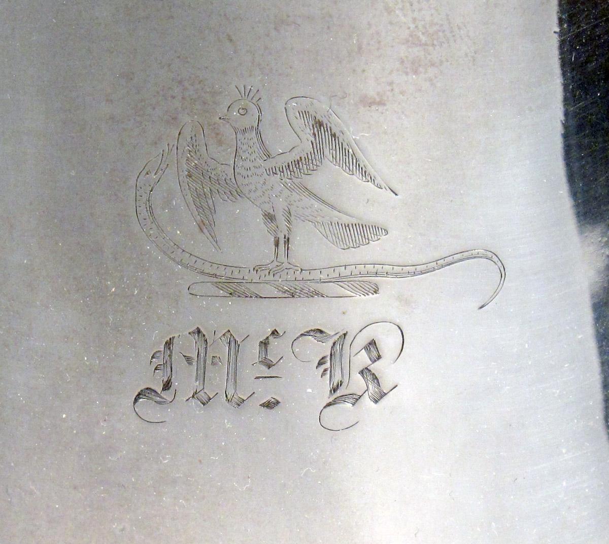 1961.0693.001 Silver Cann engraving