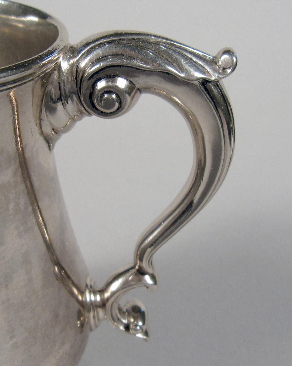 1961.0696 Silver Cann handle detail