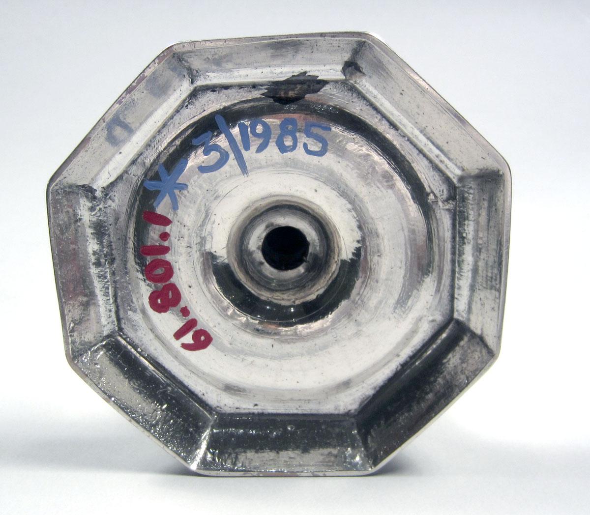 1961.0801.001 Silver Candlestick underside