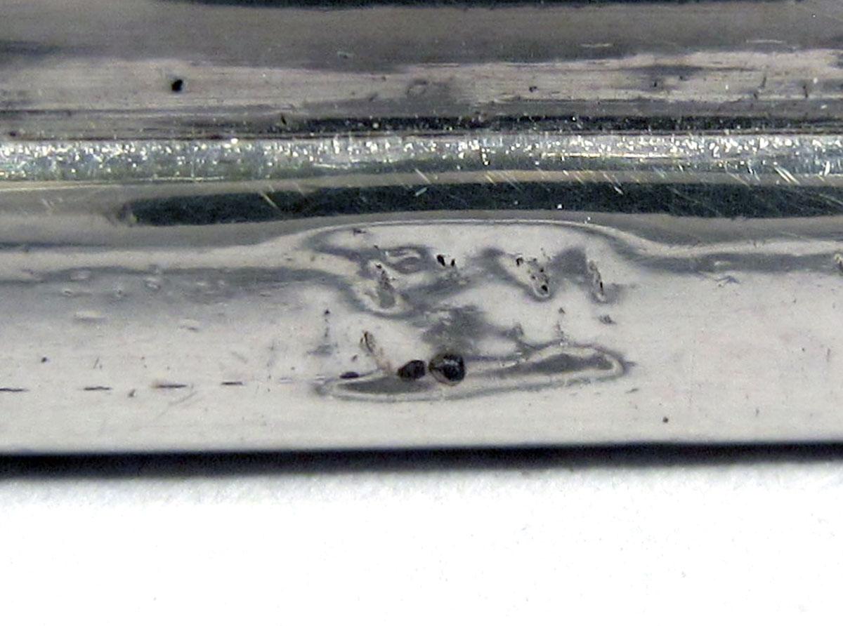 1961.0801.002 Silver Candlestick mark