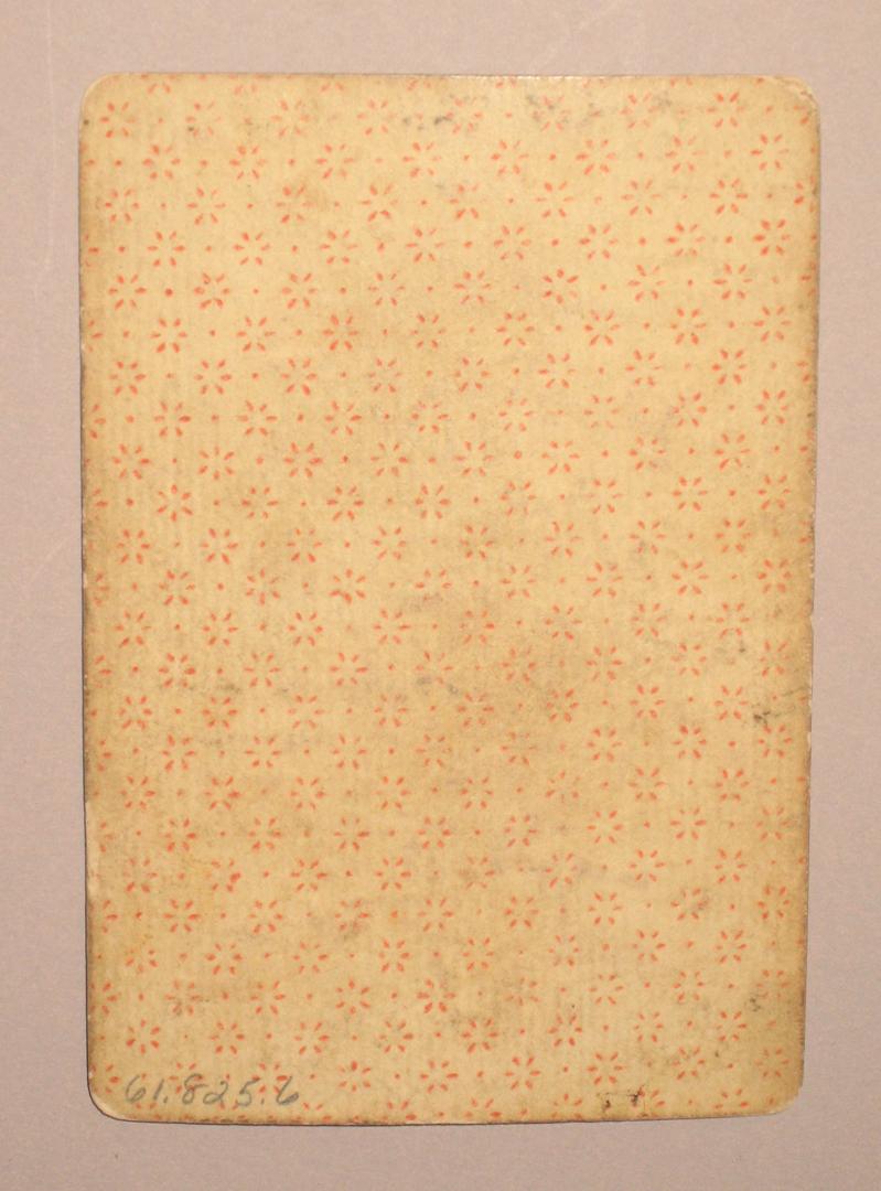 1961.0825.006 Playing Card (reverse)