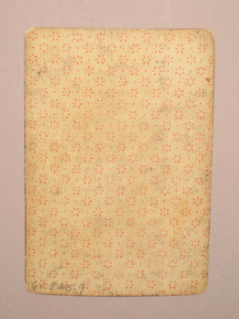 1961.0825.009 Playing Card (reverse)