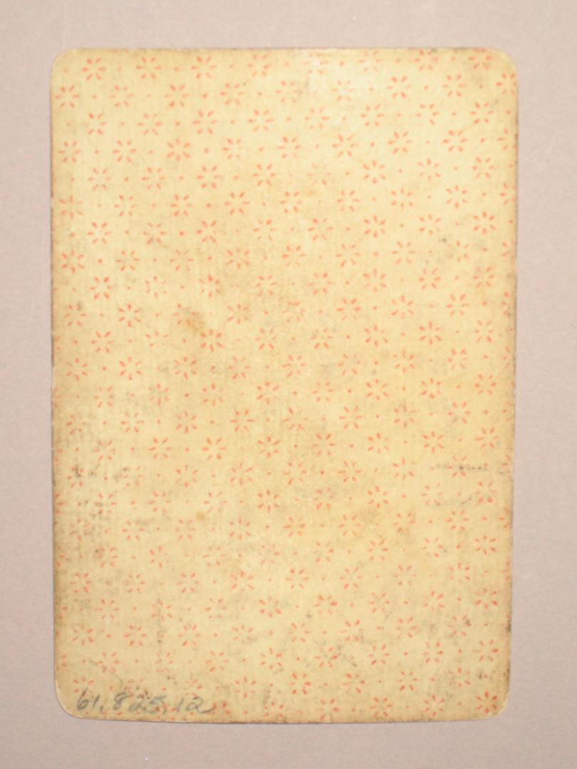 1961.0825.012 Playing Card (reverse)