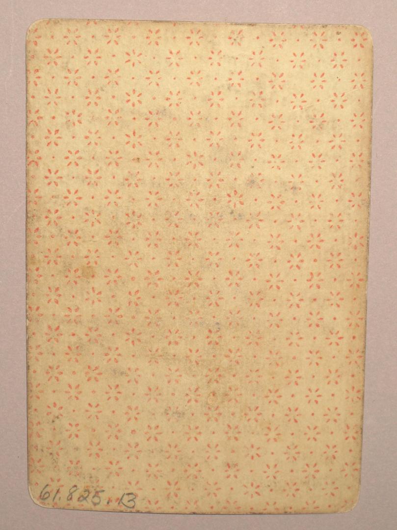 1961.0825.013 Playing Card (reverse)