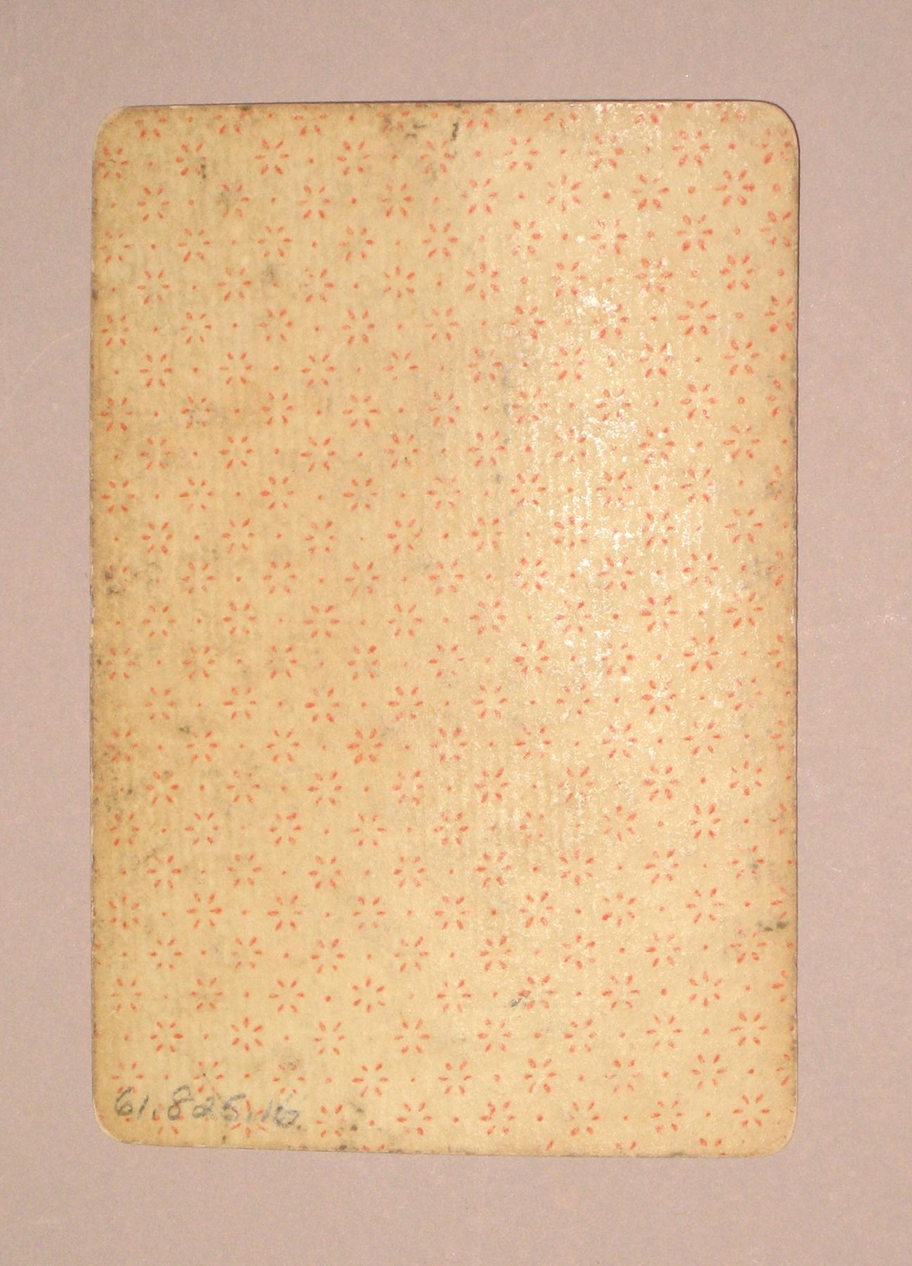 1961.0825.016 Playing Card (reverse)